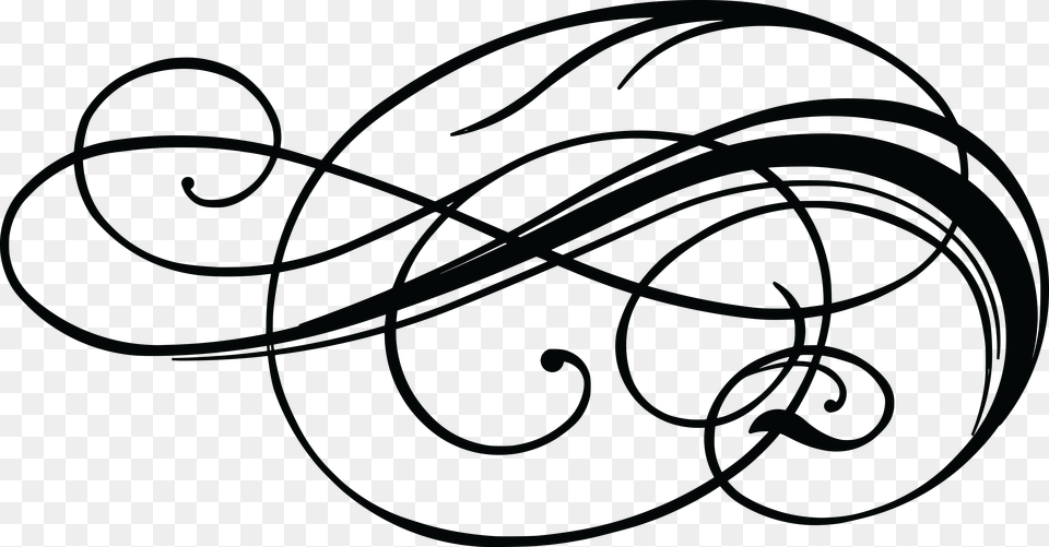 Clipart Of A Calligraphy Design, Art, Graphics, Floral Design, Pattern Free Transparent Png