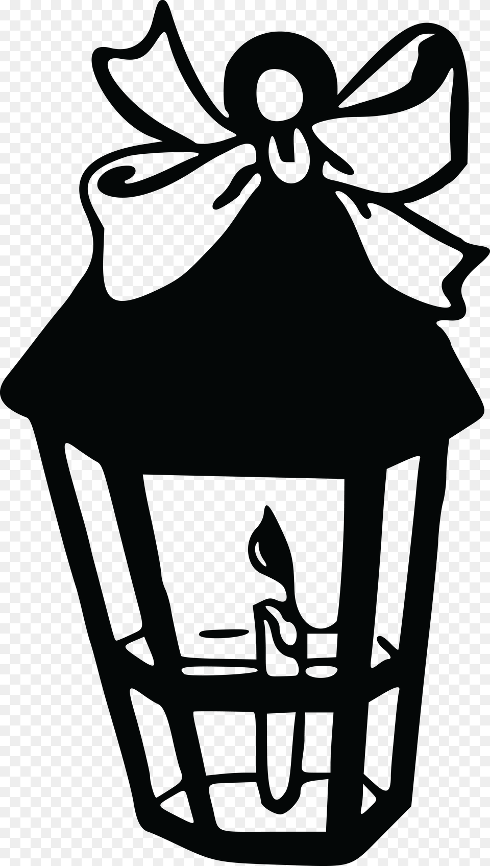 Clipart Of A Candle Lantern, Lamp Png Image