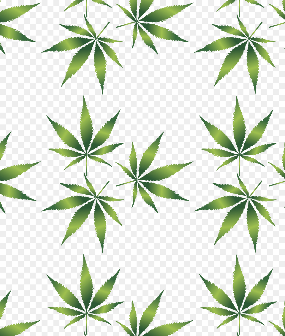 Clipart Of A Cannabis Leaf Pattern Weed Leaf Pattern, Plant Png