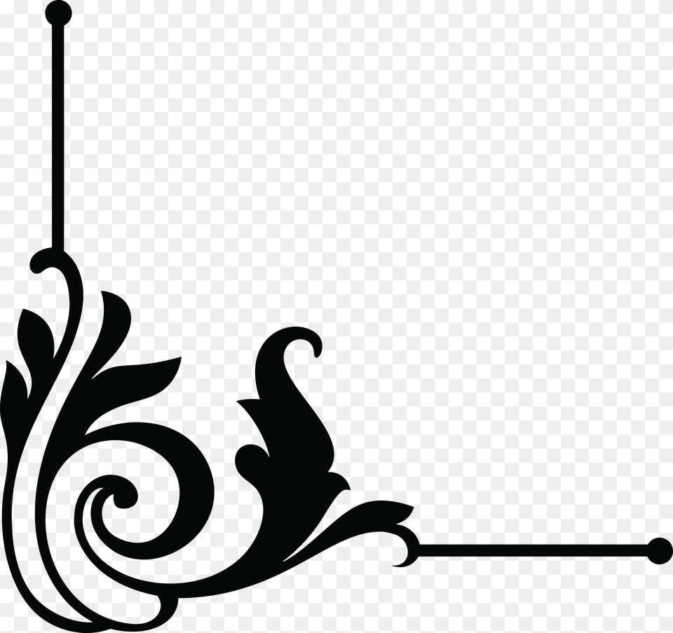 Clipart Of A Decorative Border, Art, Floral Design, Graphics, Pattern Png Image