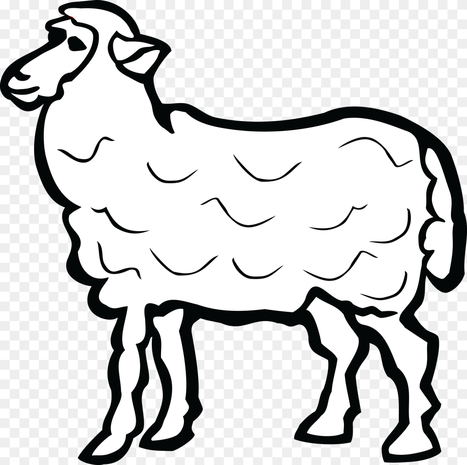 Clipart Of A Lamb, Livestock, Baby, Person, Animal Png Image