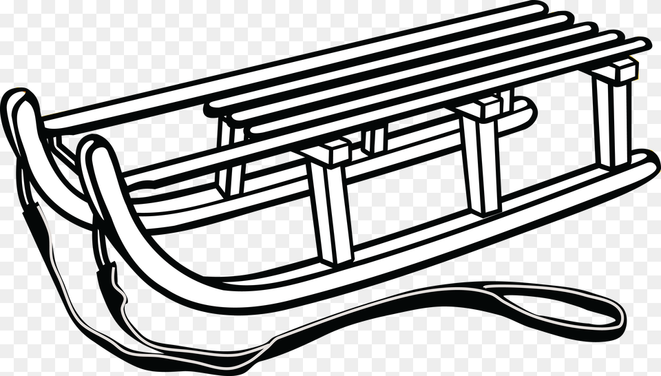 Clipart Of A Luge, Sled Png Image