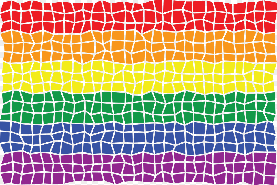 Clipart Of A Mosaic Rainbow Flag Mosaics Clipart, Art, Pattern Png