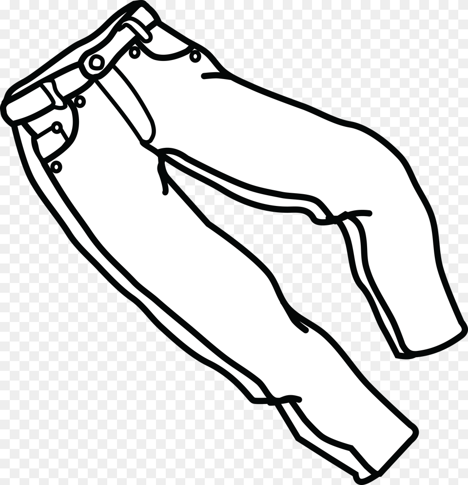 Clipart Of A Pair Of Jeans, Clothing, Pants, Bow, Weapon Png Image