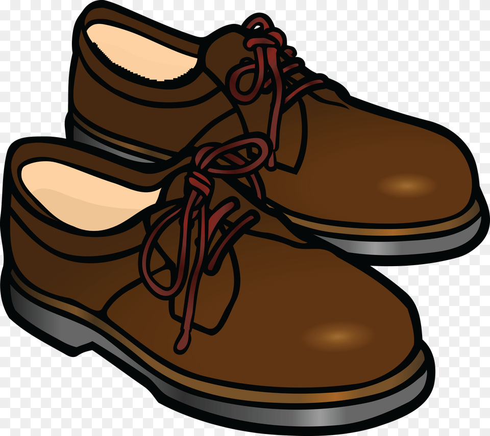 Clipart Of A Pair Of Mens Shoes, Clothing, Footwear, Shoe, Sneaker Png Image