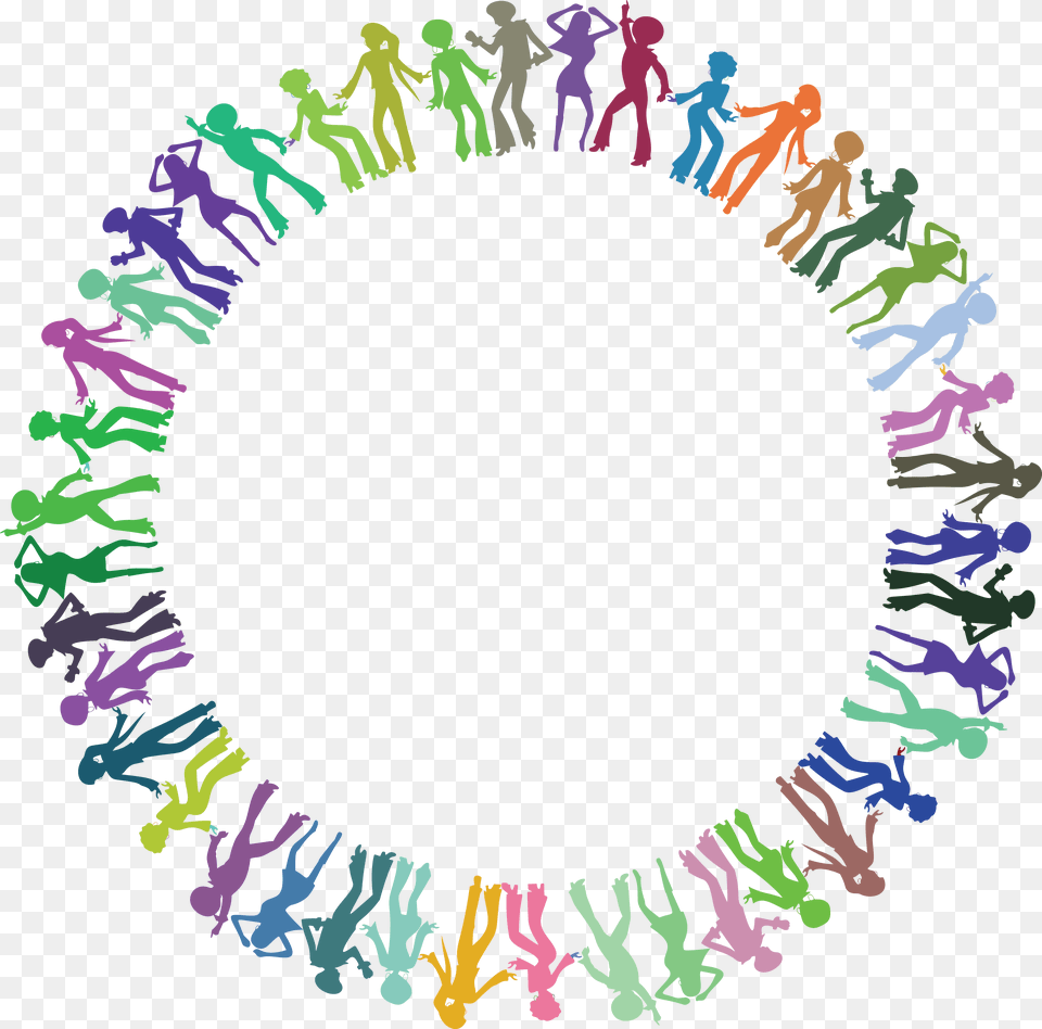 Clipart Of A Round Border Frame Of Colorful Disco Colorful Circle Border Design, Baby, Person, Head, Art Free Png Download
