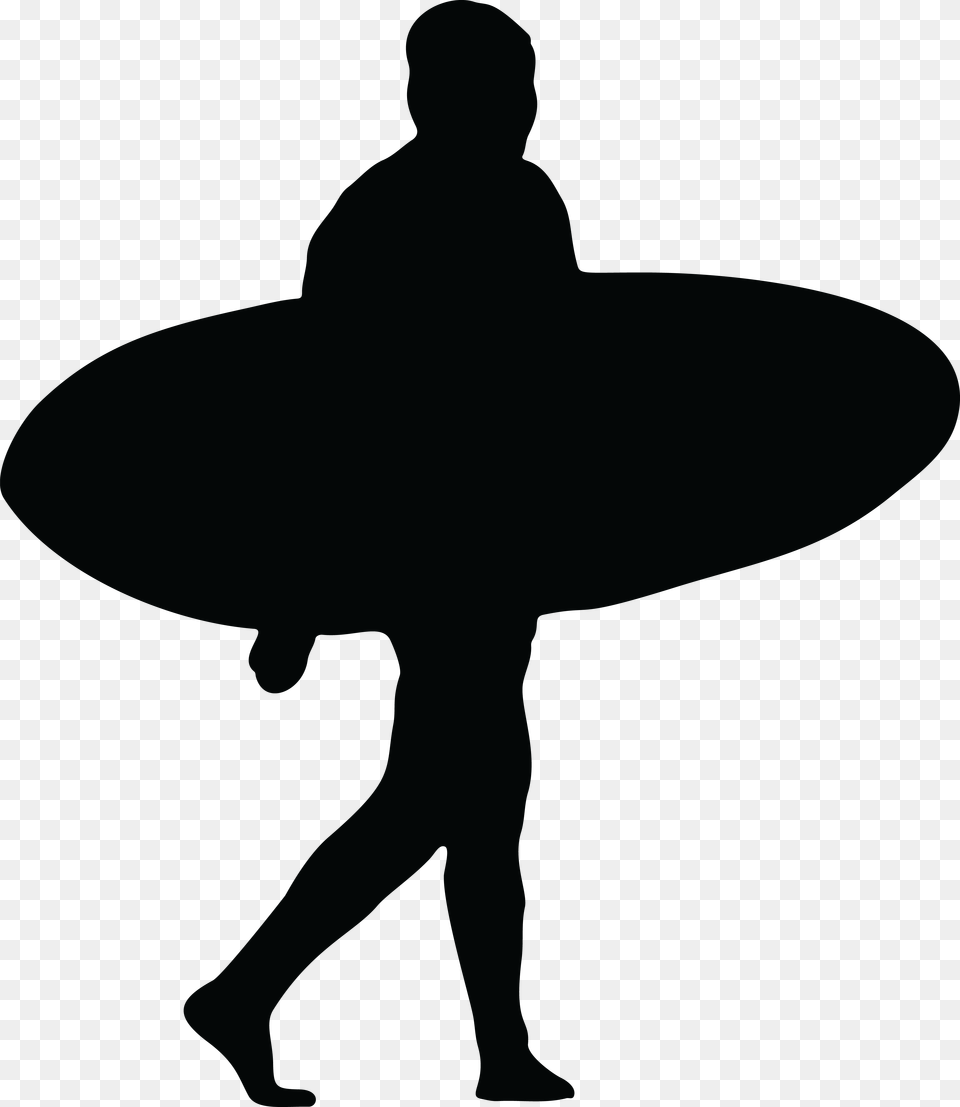 Clipart Of A Silhouetted Surfer, Ballerina, Ballet, Dancing, Leisure Activities Free Png Download