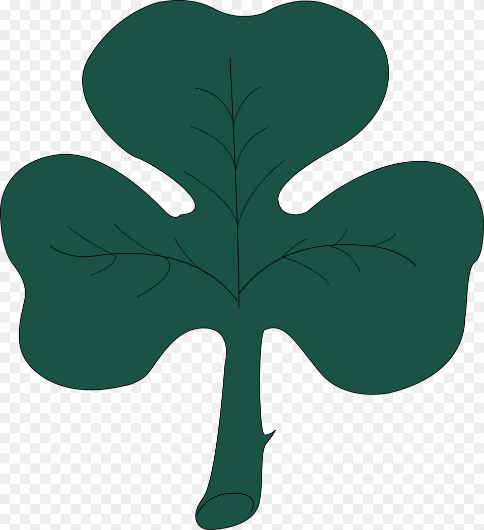 Clipart Of A St Paddy S Day 4 Leaf Clover Shamrock, Plant, Food, Produce, Leafy Green Vegetable Png