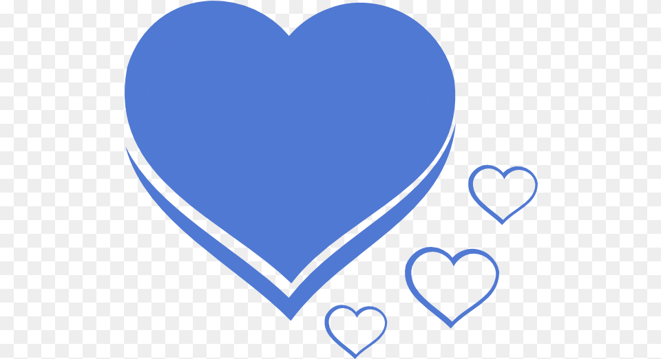 Clipart Of Blue Hearts L Love You Hearts, Heart Free Transparent Png