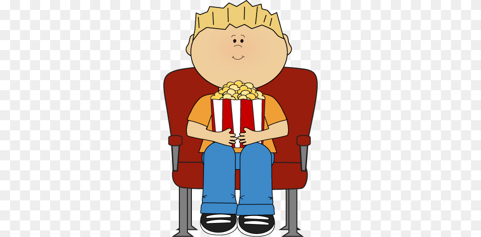 Clipart Of Boy Eating Popcorn, Baby, Person, Face, Food Free Png Download