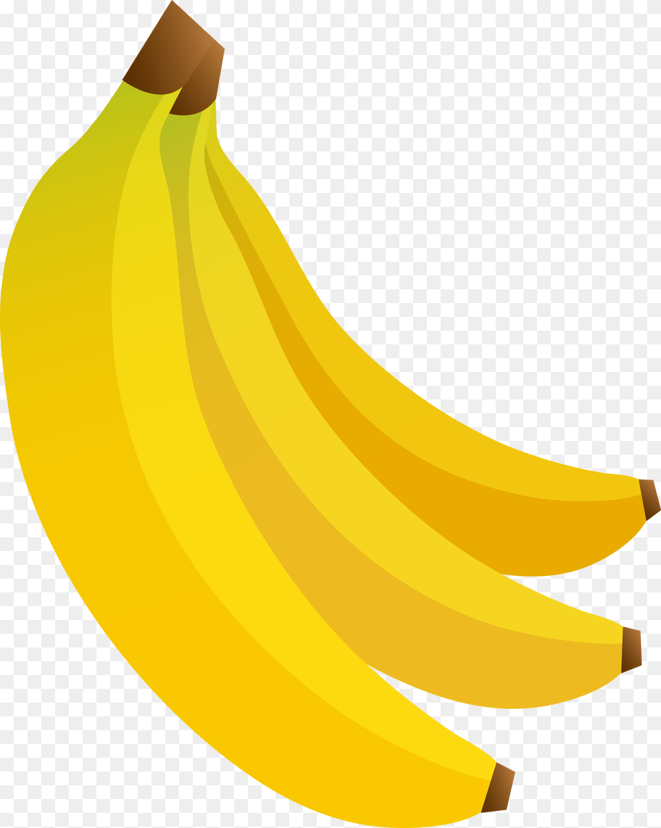 Clipart Of Bunch Ripe And Banana, Food, Fruit, Plant, Produce Png