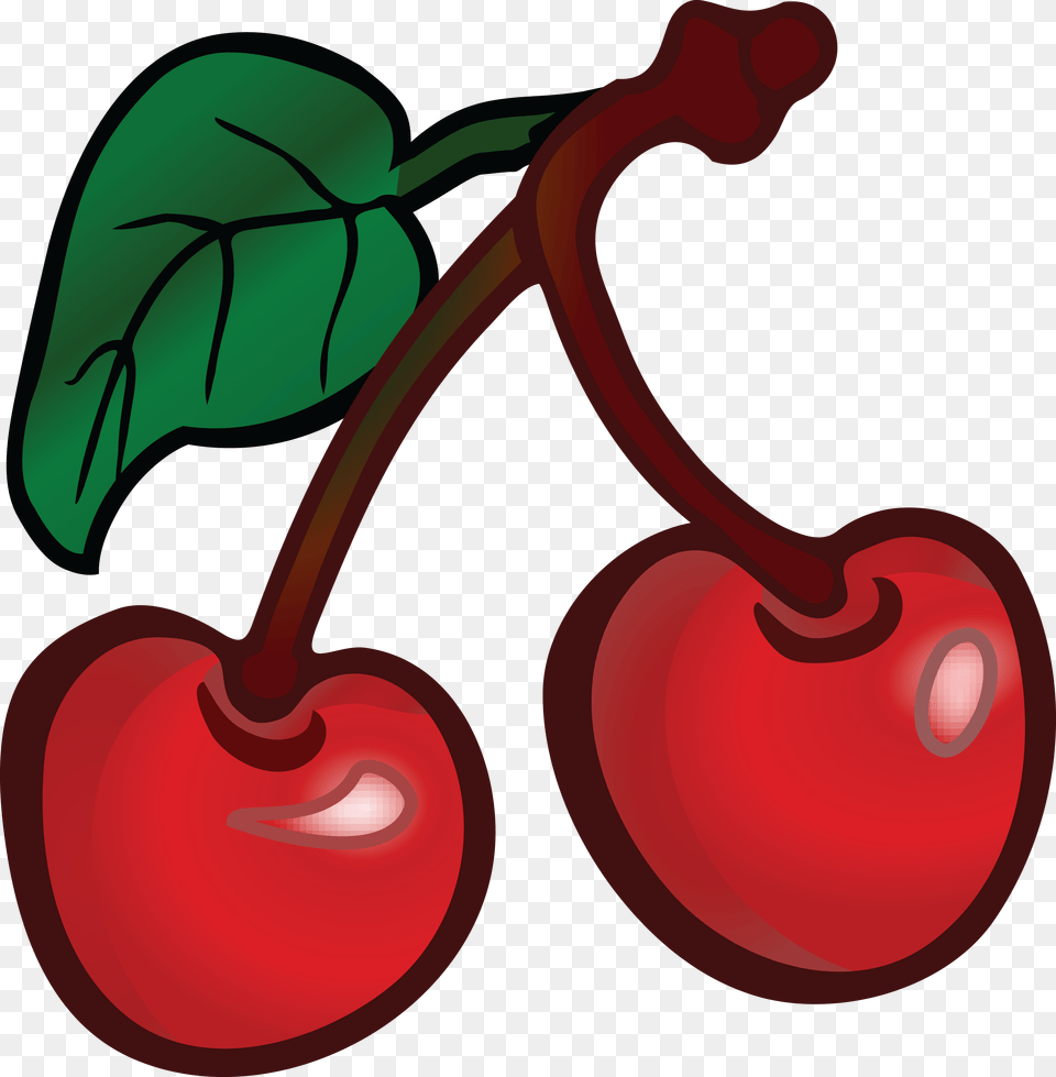 Clipart Of Cherries Cherry Clipart, Food, Fruit, Plant, Produce Png Image