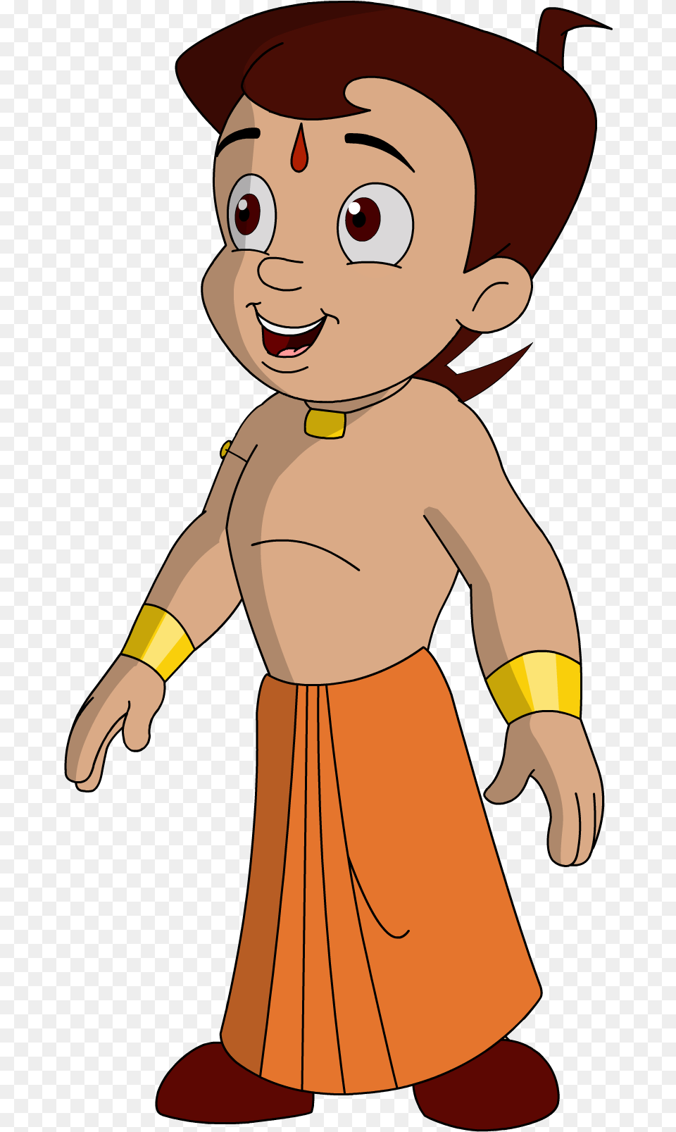 Clipart Of Chota Bheem, Baby, Cartoon, Person, Face Png Image