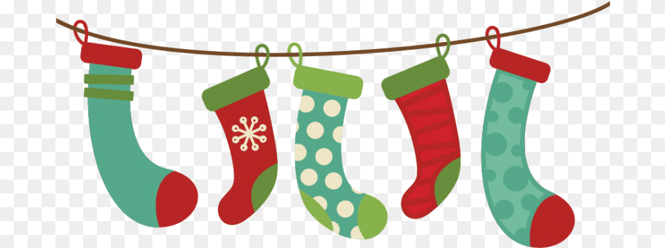 Clipart Of Christmas Stocking Christmas Socks Clip Art, Clothing, Hosiery, Christmas Decorations, Festival Png Image