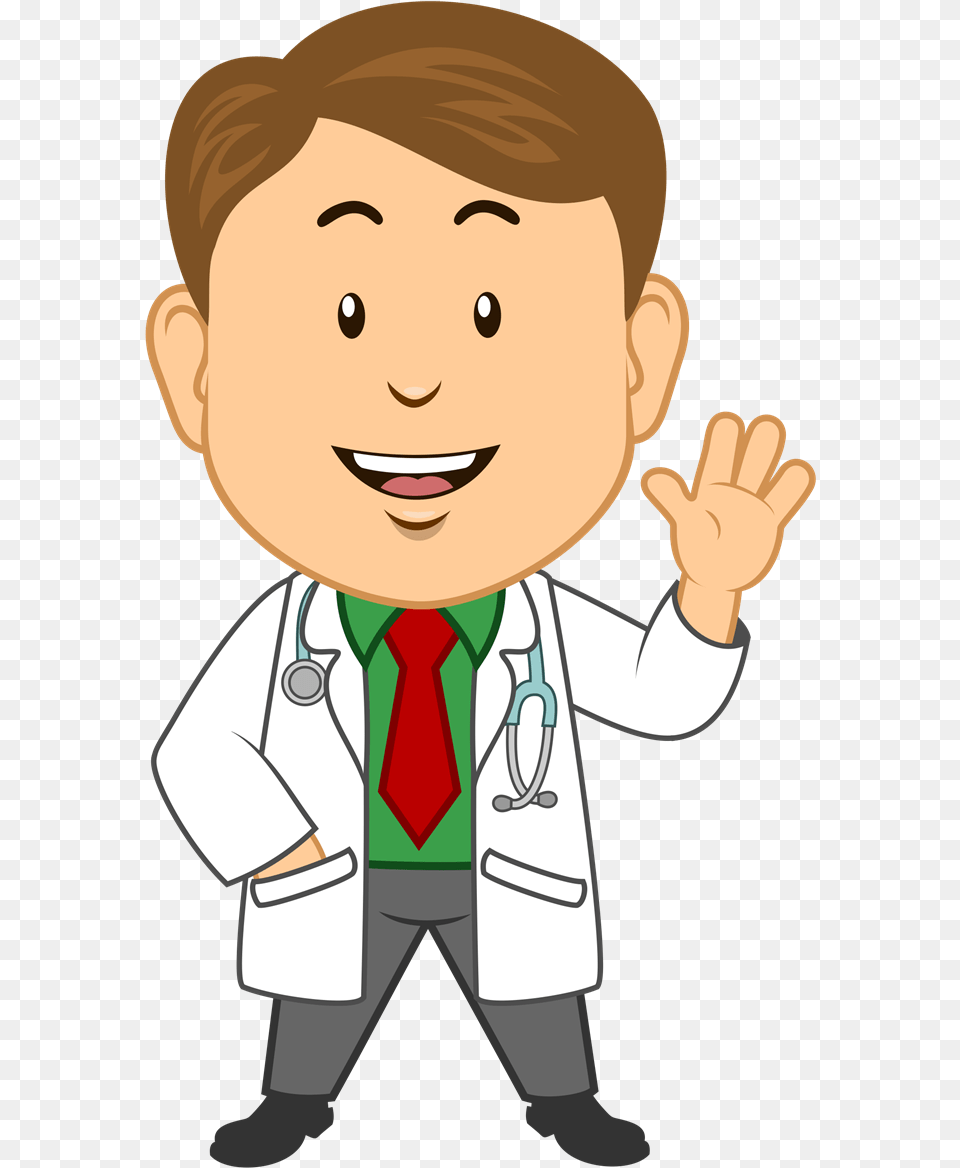 Clipart Of Doctor Clip Art Doctor Clipart Transparent Background, Clothing, Coat, Baby, Person Free Png Download