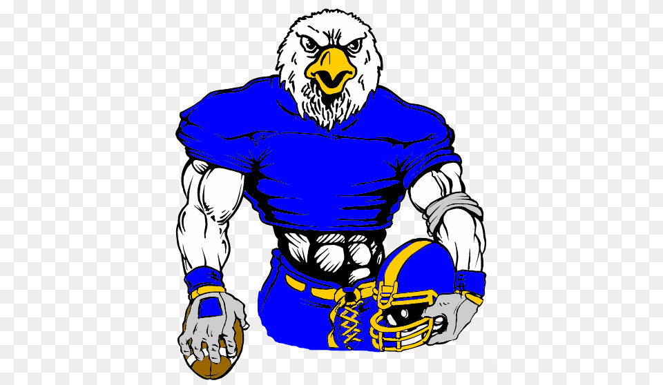 Clipart Of Eagles Football, Helmet, Playing American Football, Person, Man Png