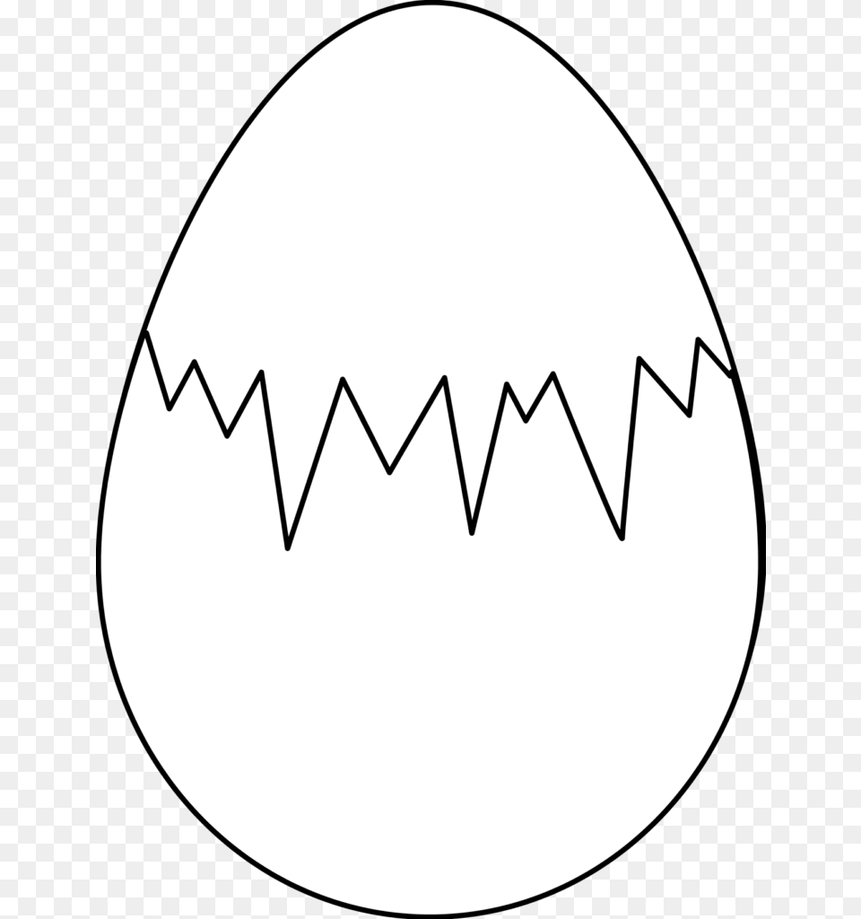 Clipart Of Egg Black And White, Food, Astronomy, Moon, Nature Png Image