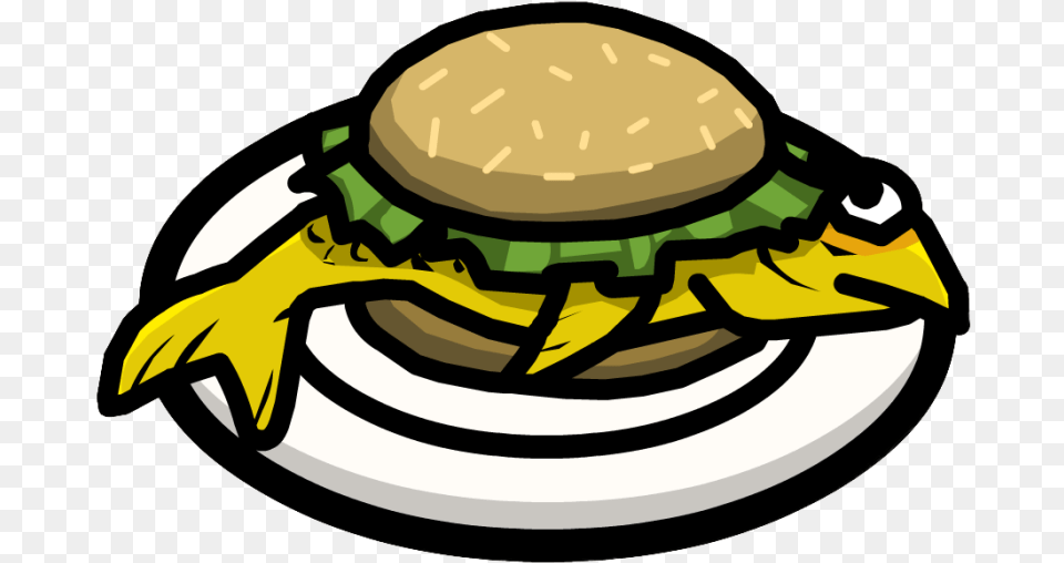 Clipart Of Fish Sandwich Picture Transparent Library Fish Sandwich Clipart, Burger, Food, Clothing, Hardhat Free Png