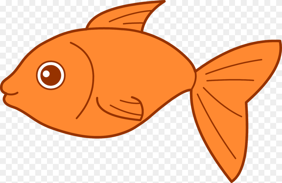 Clipart Of Fish Winging, Animal, Sea Life, Goldfish, Baby Png Image