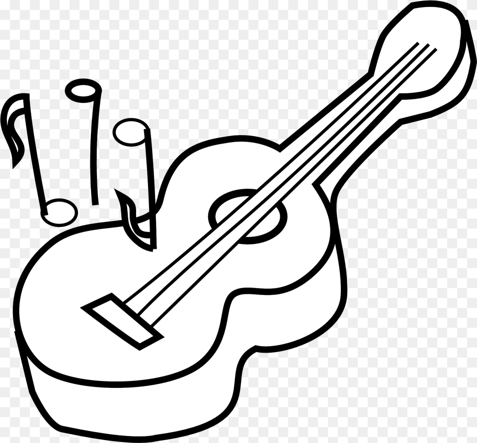 Clipart Of Guitar Dylan And Surprising Line Art, Smoke Pipe, Musical Instrument, Violin Free Png