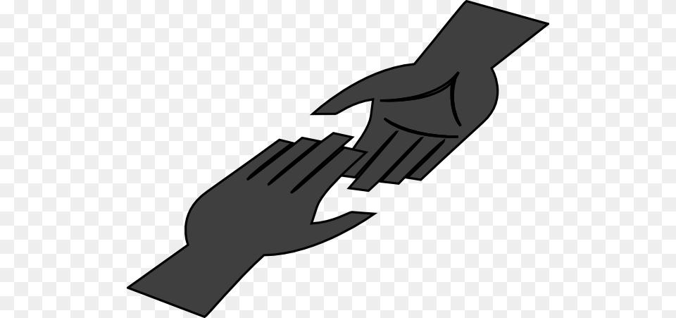 Clipart Of Helping Hands, Clothing, Cutlery, Fork, Glove Free Png Download