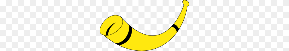 Clipart Of Horn, Banana, Food, Fruit, Produce Free Png