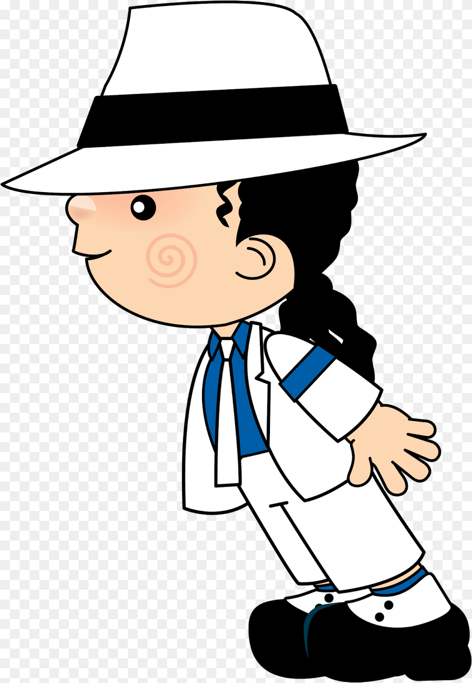 Clipart Of Jackson Stopping And Comprar Cartoon, Clothing, Hat, Sun Hat, Person Free Transparent Png