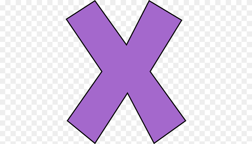 Clipart Of Letter X, Purple, Symbol Png Image