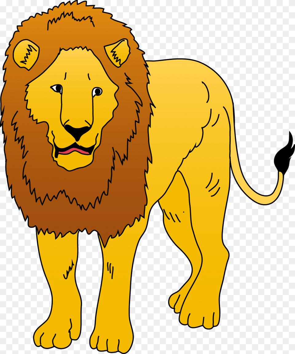 Clipart Of Lion, Animal, Mammal, Wildlife, Face Free Transparent Png