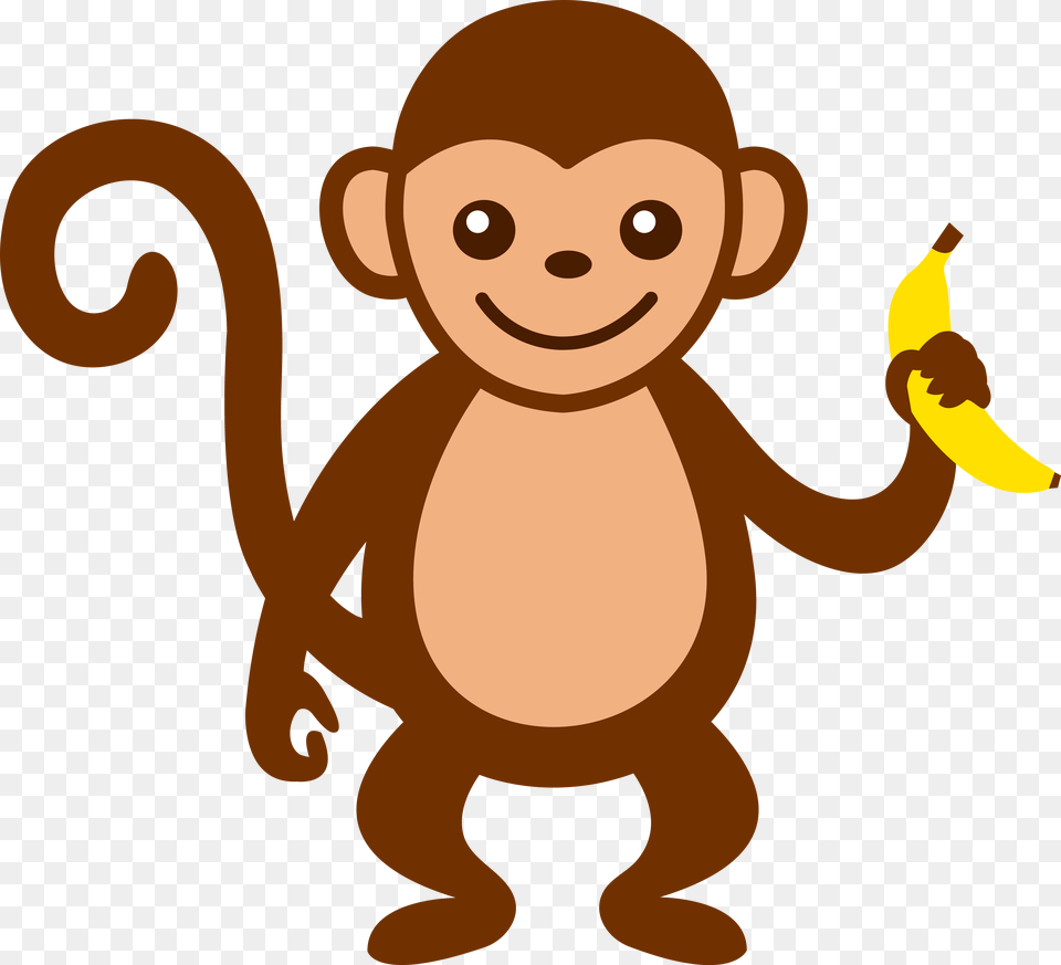 Clipart Of Monkey Q And Require Transparent Monkey Clipart, Animal, Bear, Mammal, Wildlife Png Image