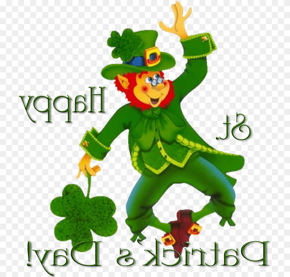 Clipart Of Myspace Animated Day And St Patricks Day St Lucia Poem, Performer, Person, Green, Elf Free Png Download