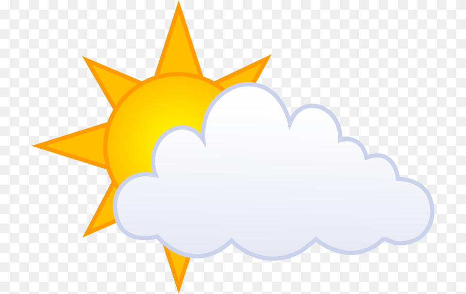 Clipart Of Partly Cloudy And Comments Sun Behind Clouds Cartoon, Light, Nature, Outdoors, Sky Png