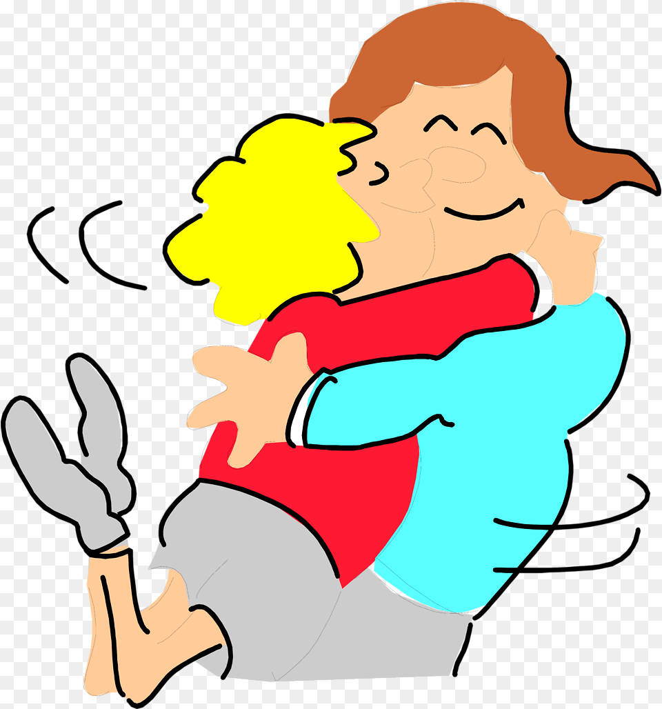 Clipart Of People Hugging Transparent, Baby, Person, Face, Head Free Png