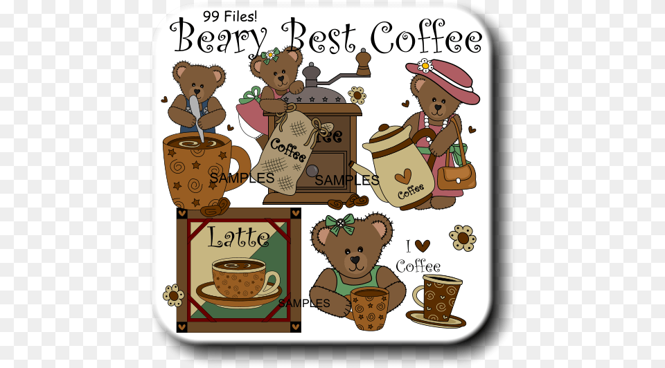 Clipart Of Teddy Bear Drinking Hot Coffee Am Madly In Love With Coffee Tablet Vertical Ipad, Animal, Mammal, Wildlife, Cup Free Png Download