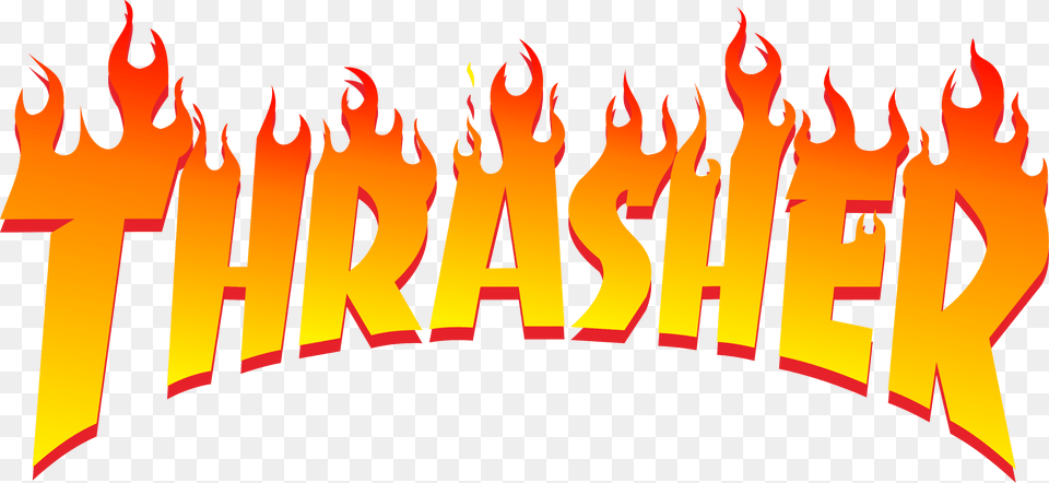 Clipart Of Thrasher, Fire, Flame, Logo Free Png