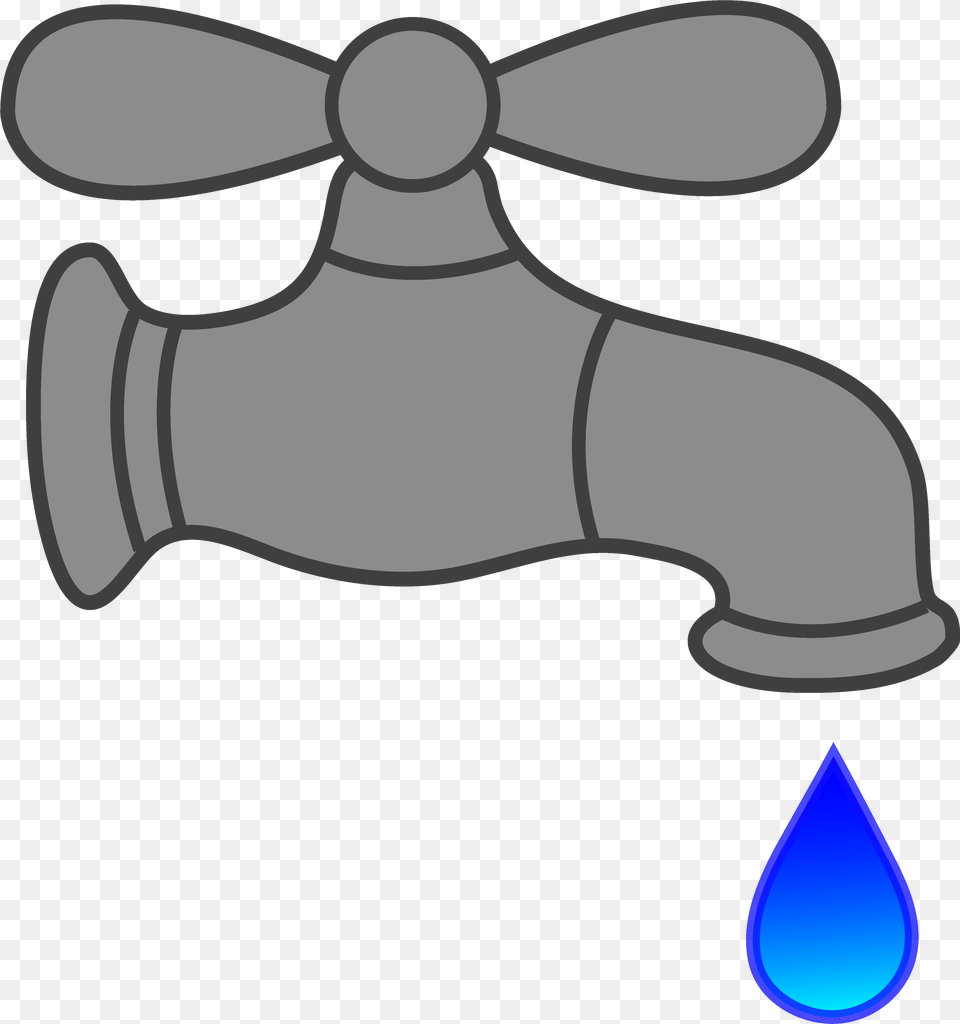 Clipart Of Valve Water And Boob Dibujo De Un Grifo, Tap Free Png