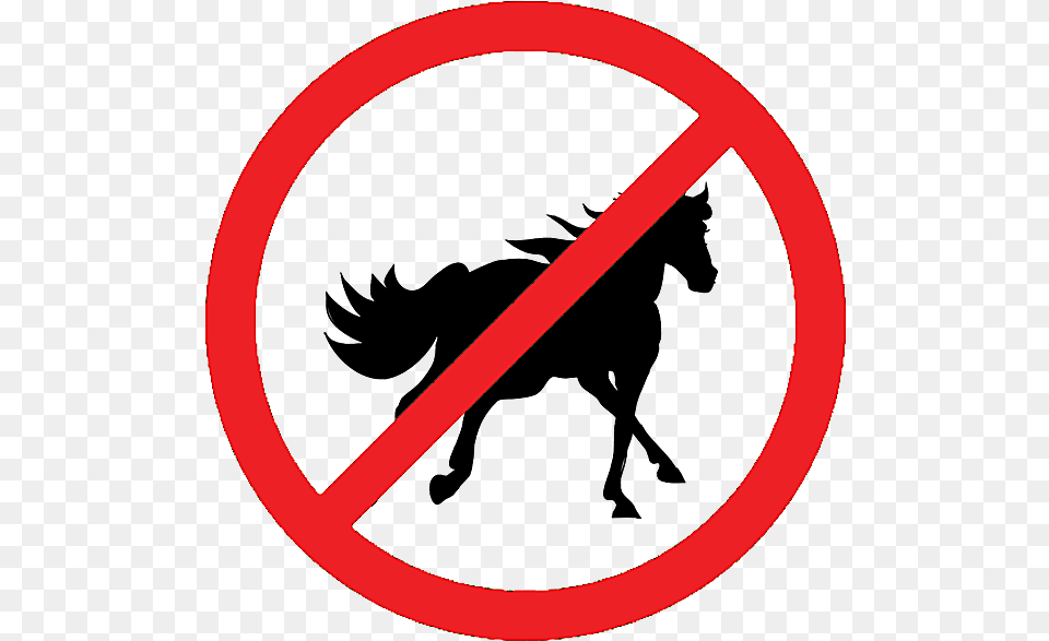 Clipart Of Vital And Horrible Horse Clip Art Gif, Sign, Symbol, Road Sign, Disk Free Png Download