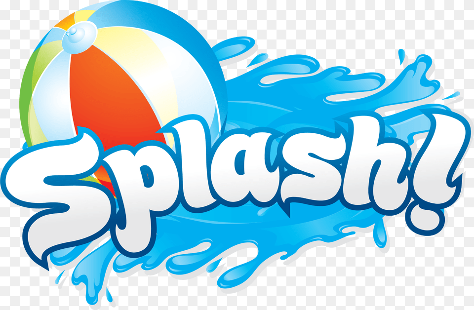 Clipart Of Water Splash Pool Fun Clipart, Logo, Tennis, Sport, Ball Png