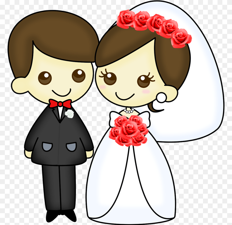 Clipart Of Wife Married And Bakuran Wife Cartoon, Plant, Flower, Rose, Comics Png