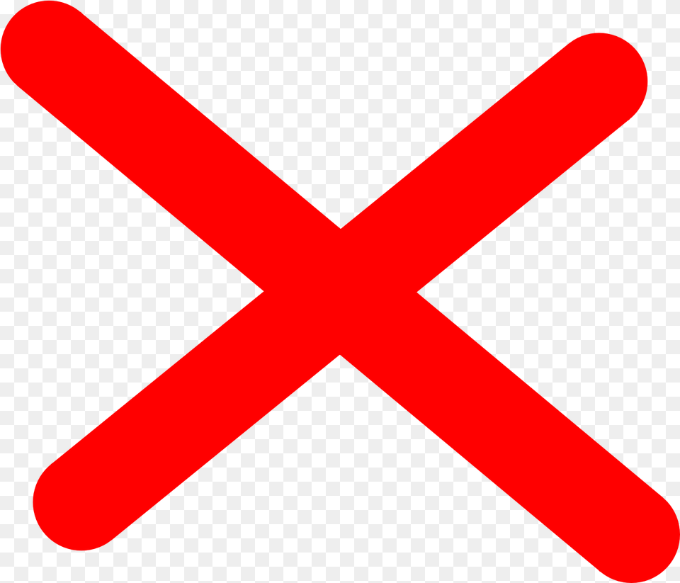 Clipart Of Wrong Big Airplane And Red X, Symbol, Sign Free Png Download