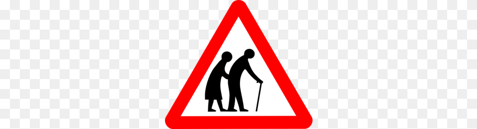 Clipart Old People, Sign, Symbol, Road Sign, Adult Free Png Download