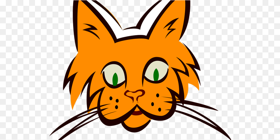 Clipart Orange Cat Clip Art, Baby, Person, Cartoon, Face Png Image