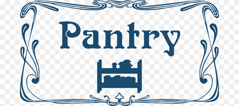 Clipart Pantry Door Sign Pantry Clip Art, Furniture, Text Free Png