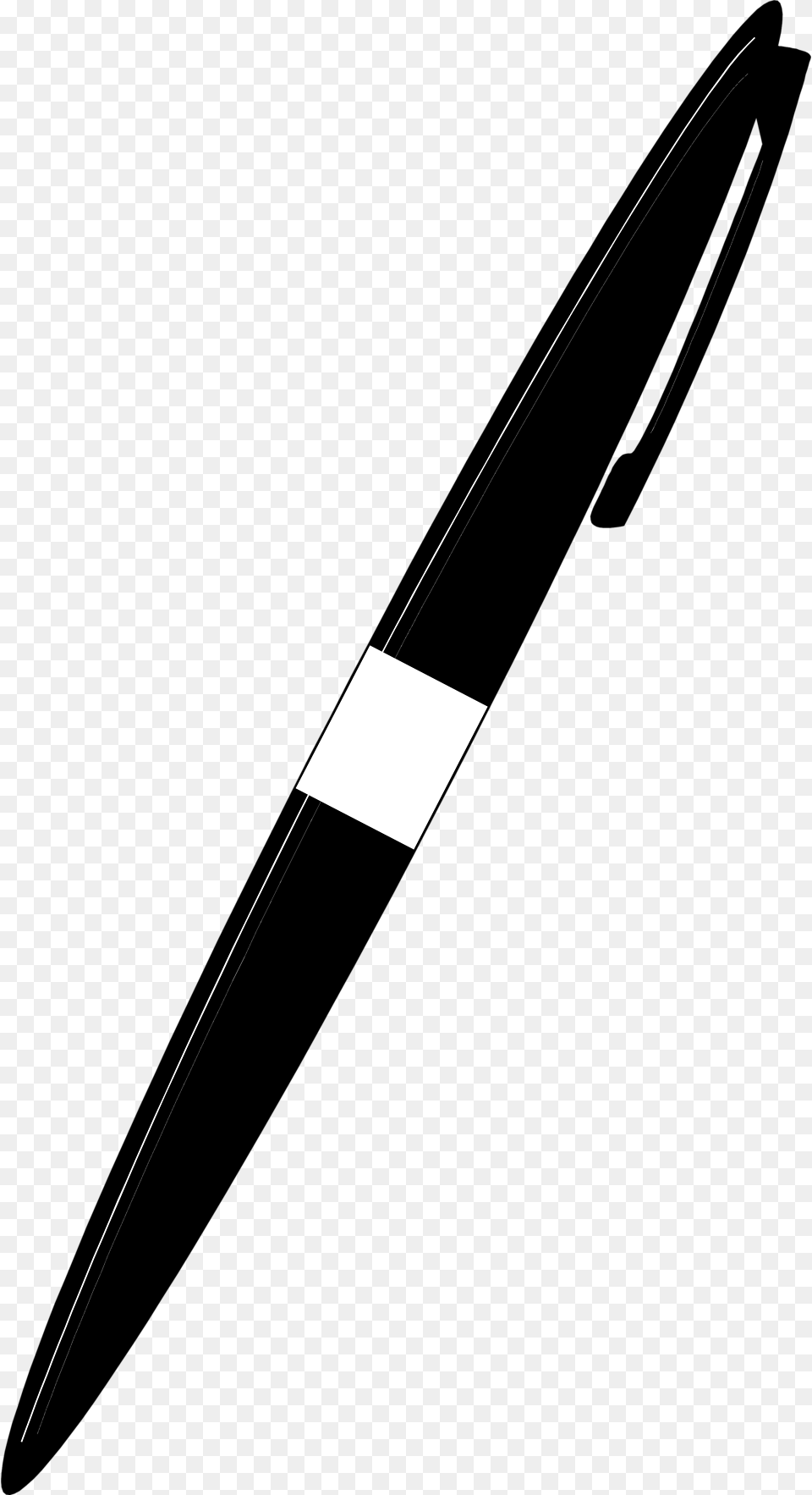 Clipart Pen Black And White Knife Clip Art, Blade, Dagger, Weapon, Outdoors Free Png
