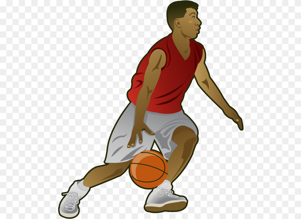 Clipart Person Basketball Basketball Player Clip Art, Adult, Man, Male, Playing Basketball Free Png Download