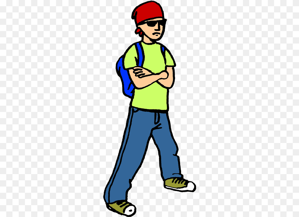 Clipart Person Standing In Pack 6062 Stood Clipart, Clothing, People, Pants, Boy Free Png Download