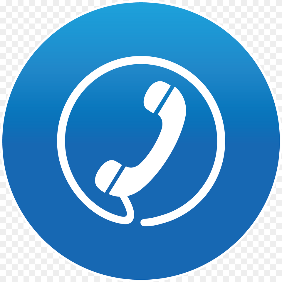 Clipart Phone Telephone Symbol Telephone Logo Blue Color, Disk Free Png Download