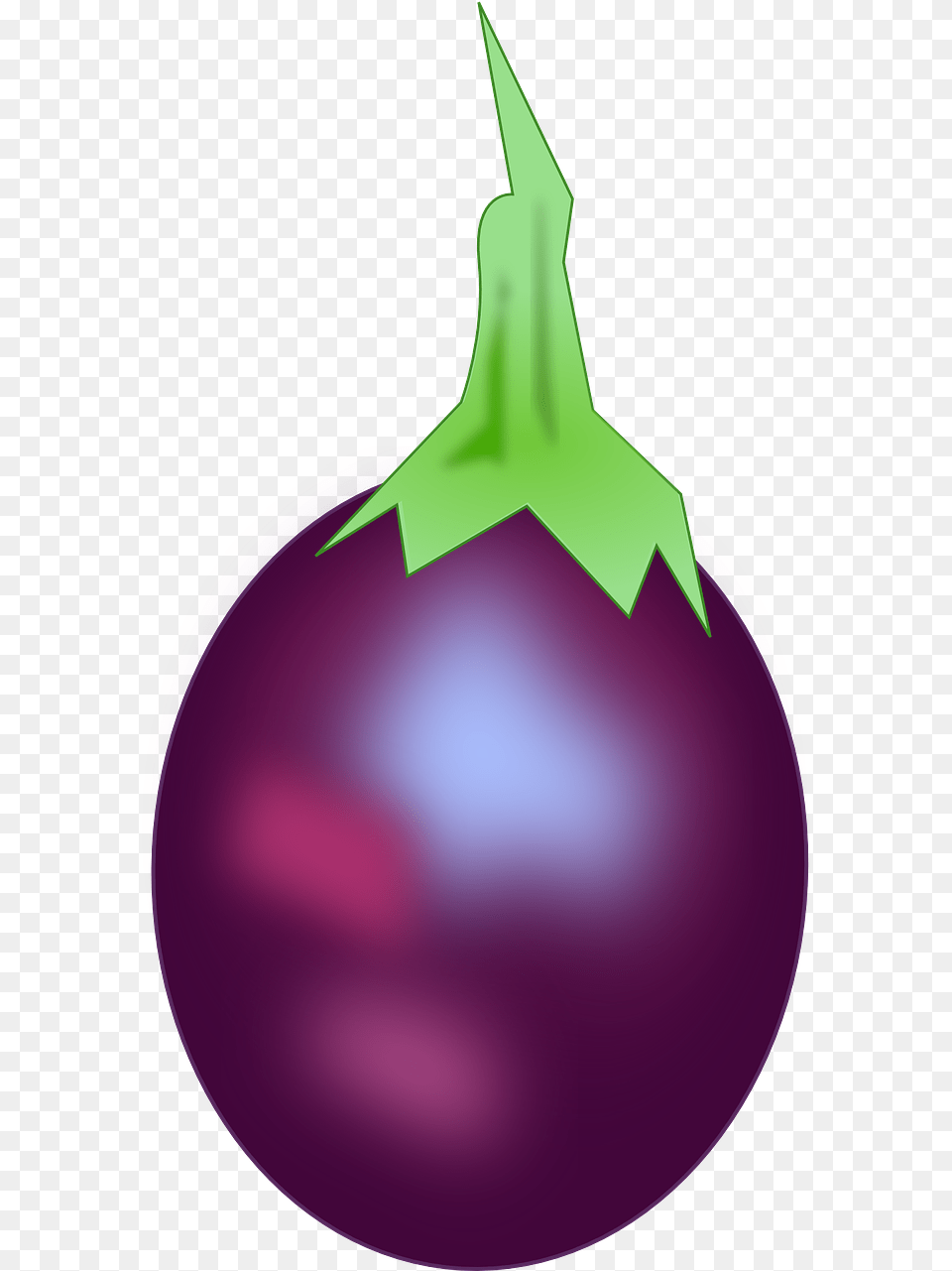 Clipart Picture Of Brinjal, Food, Produce, Eggplant, Plant Free Transparent Png
