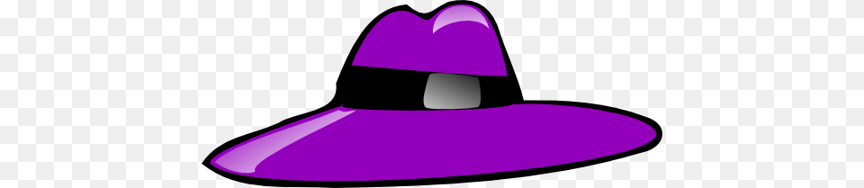 Clipart Pimp Hat, Clothing, Purple, Sun Hat, Appliance Free Transparent Png