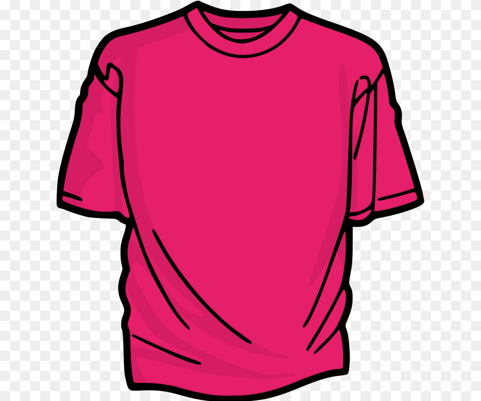 Clipart Pink T Shirt Kuba, Clothing, T-shirt Free Png Download